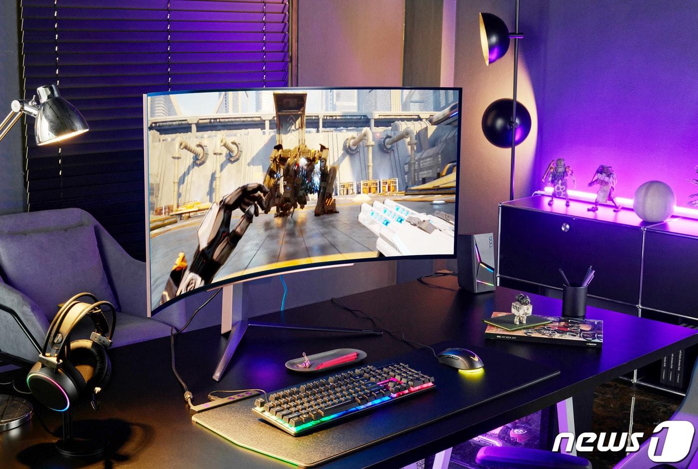 LG전자의 240Hz 주사율을 갖춘 올레드(OLED) 게이밍 모니터. (LG전자 제공) 2022.12.12/뉴스1