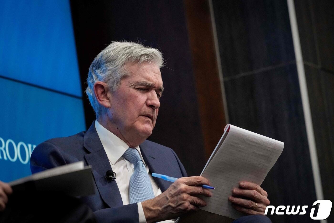 미국 중앙은행 연방준비제도의 제롬 파월 의장ⓒ AFP=뉴스1