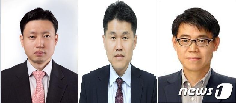 본문 이미지 - 왼쪽부터 문남수, 박현양, 조영식 부사장. (사진제공=에스원)  