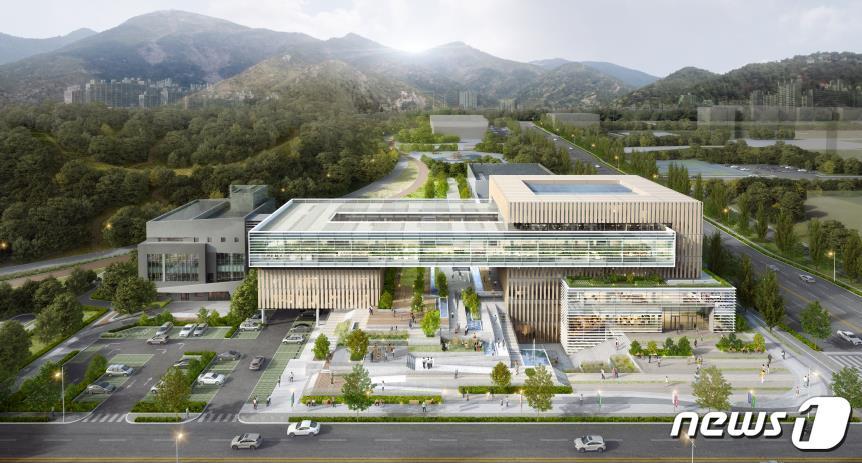 본문 이미지 - 종합복지허브타운 조감도. (양산시 제공)