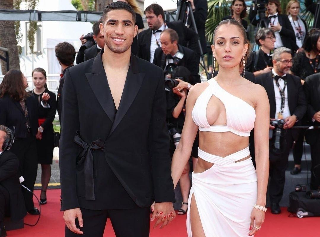 본문 이미지 - 아슈라프 하키미, 히바 아부크 부부. (히바 아부크 인스타그램 갈무리)