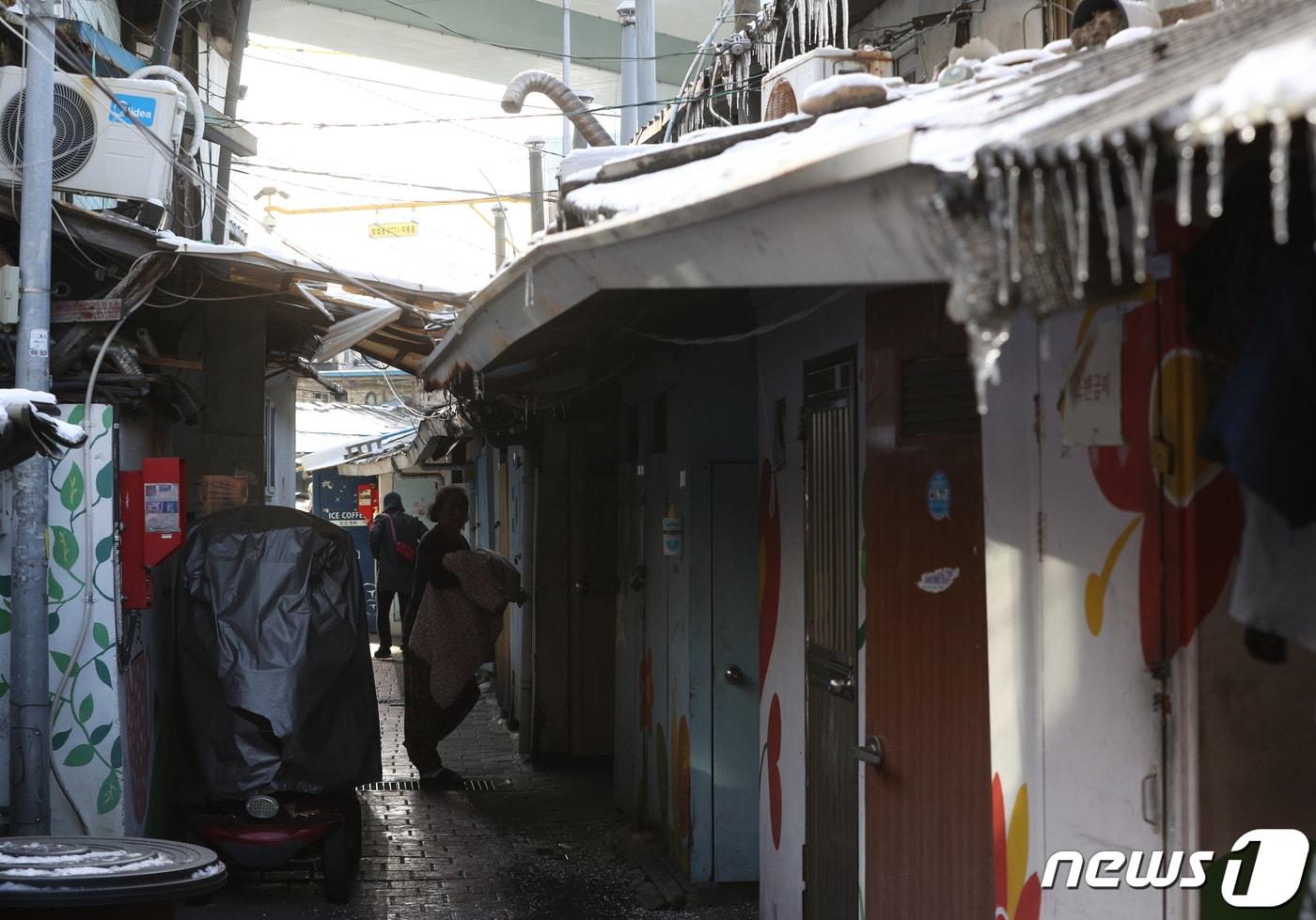 서울 영등포 쪽방촌. ⓒ News1 신웅수 기자