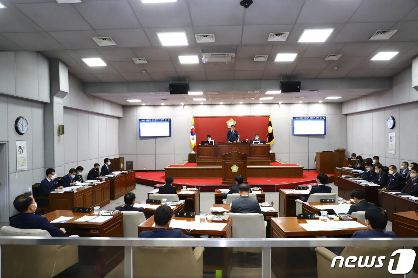 본문 이미지 - 전북 고창군의회 본회의장.22022.12.16/뉴스1 