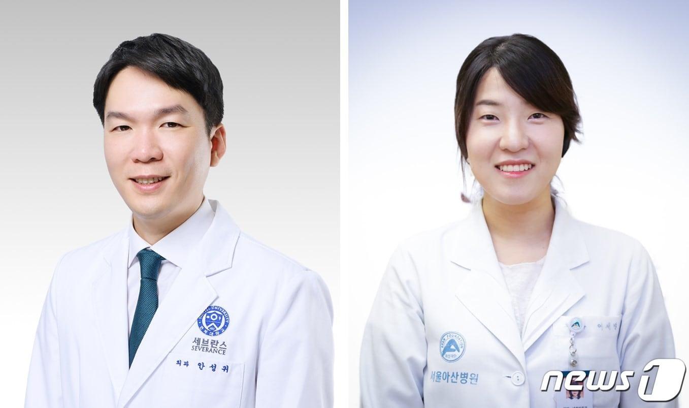 본문 이미지 - 강남세브란스병원 유방외과 안성귀 교수, 서울아산병원 유방외과 이새별 교수(좌측부터).