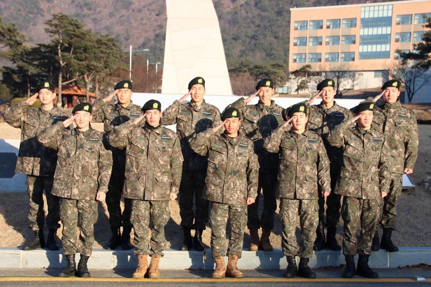 김천 상무의 4기 11명이 전역했다.(김천 상무 제공) 