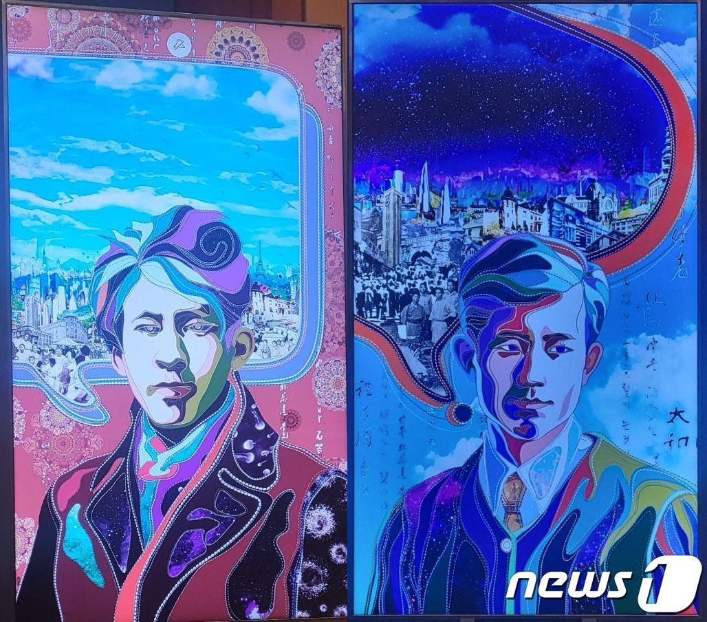 본문 이미지 - 시인 이상(왼쪽)과 윤동주