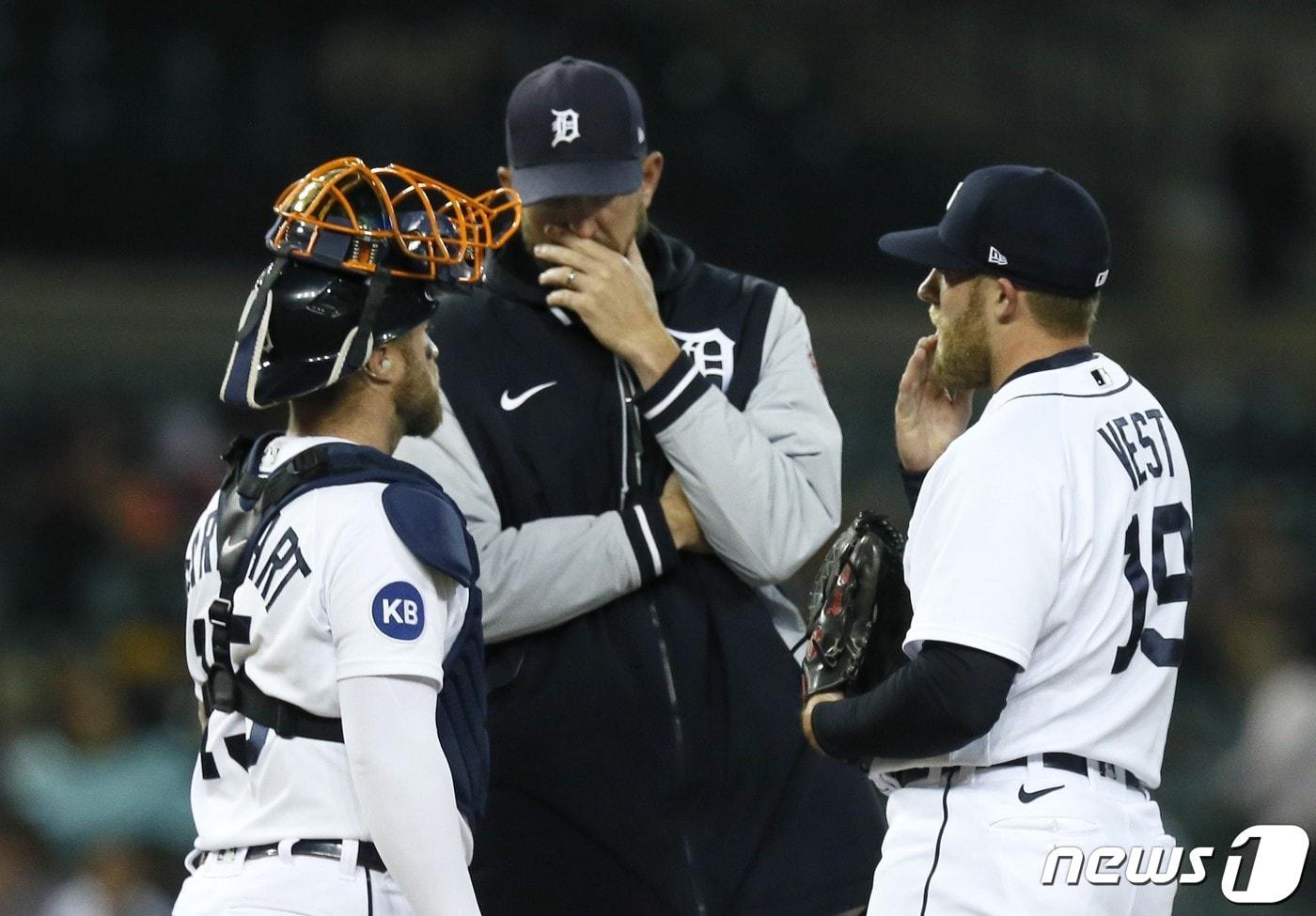 터커 반하트(맨 왼쪽) ⓒ AFP=뉴스1