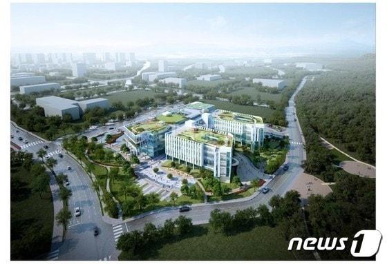 본문 이미지 - 충북혁신도시에 이달 초 착공한 국립소방병원 조감도.(음성군 제공)2022.12.26/뉴스1