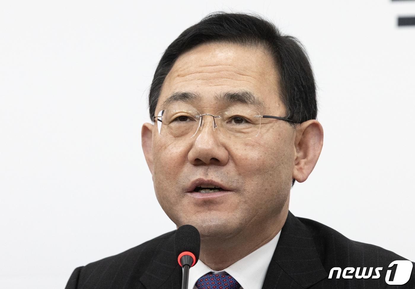 본문 이미지 - 주호영 국민의힘 원내대표가 26일 오전 서울 여의도 국회에서 열린 비상대책위원회의에서 발언을 하고 있다. 2022.12.26/뉴스1 ⓒ News1 이재명 기자
