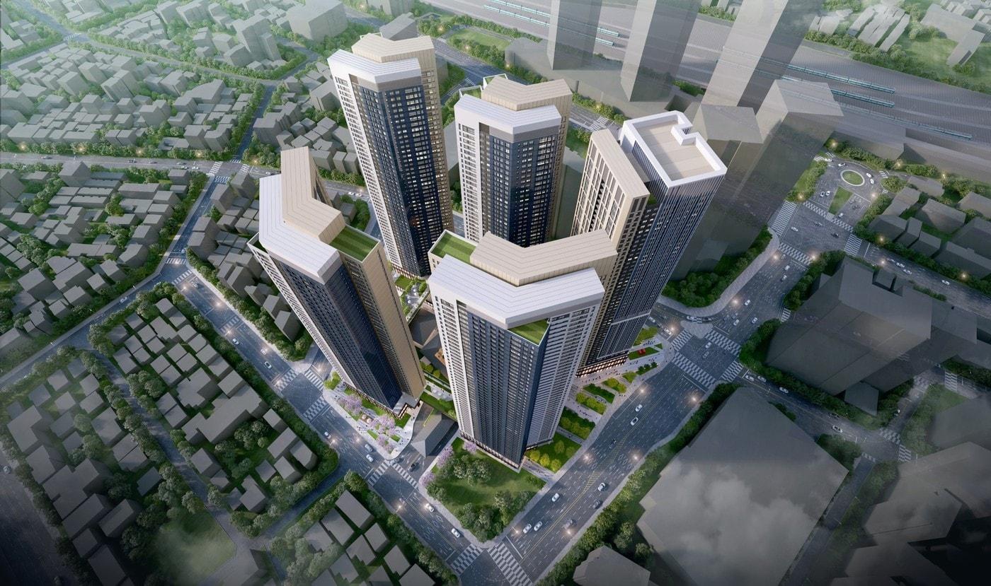 상봉터미널 복합단지 조감도(중랑구 제공).