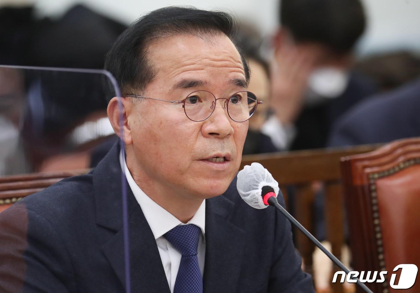 본문 이미지 - 김광호 서울경찰청장이 29일 서울 여의도 국회에서 열린 이태원 참사 진상규명과 재발방지를 위한 국정조사특별위원회 전체회의에서 의원들의 질의에 답하고 있다. 2022.12.29/뉴스1 ⓒ News1 허경 기자