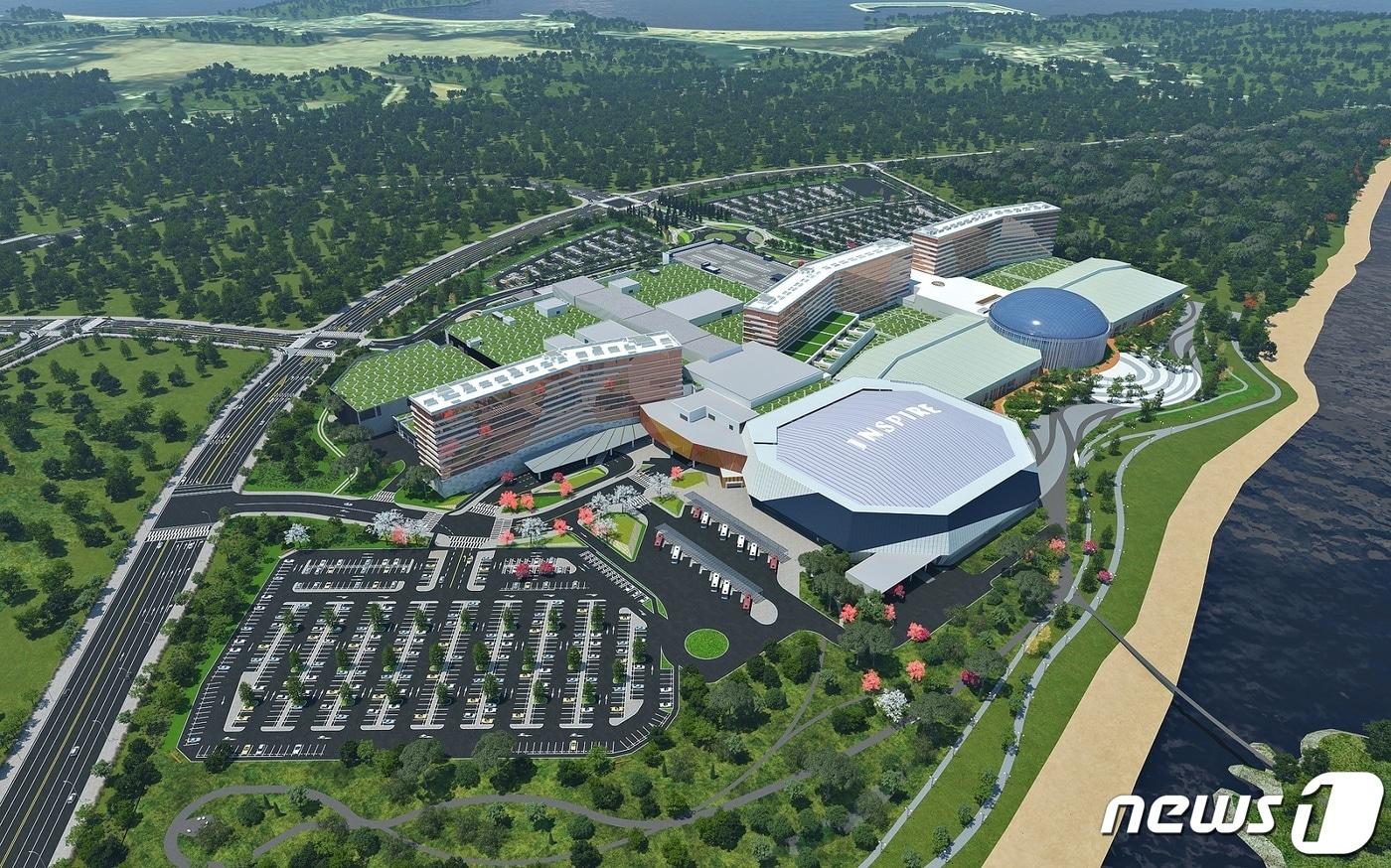 모히건 인스파이어 엔터테인먼트 리조트 조감도 / 뉴스1 ⓒ News1 