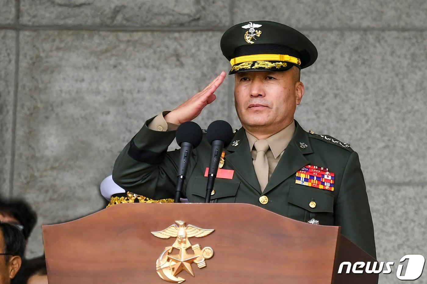 본문 이미지 - 김계환 해병대사령관. (해병대사령부 제공) 2022.12.7/뉴스1