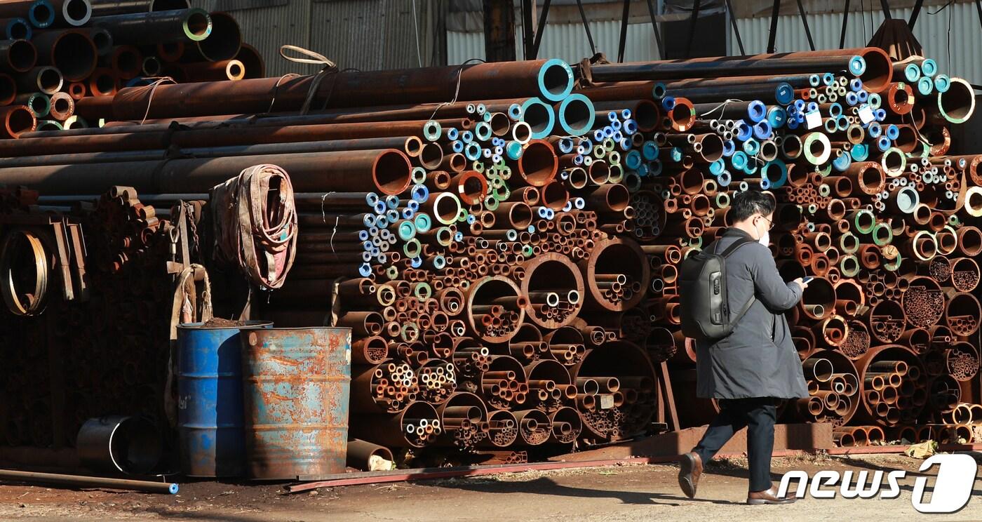 문래동 한 철공소. /뉴스1 ⓒ News1 안은나 기자