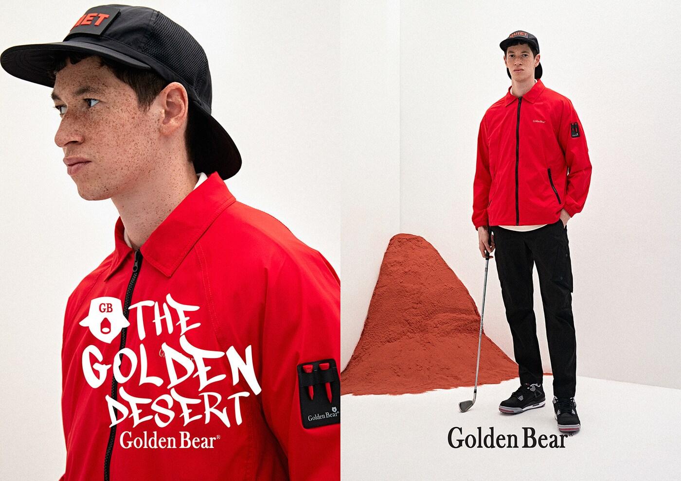 골든베어 22S/S '더 골든(THE GOLDEN)' 캠페인 테마 '골든 데저트(GOLDEN DESERT). (코오롱FnC 제공) ⓒ 뉴스1