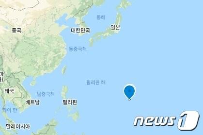 본문 이미지 - 괌 위치도 - 네이버 지도 갈무리