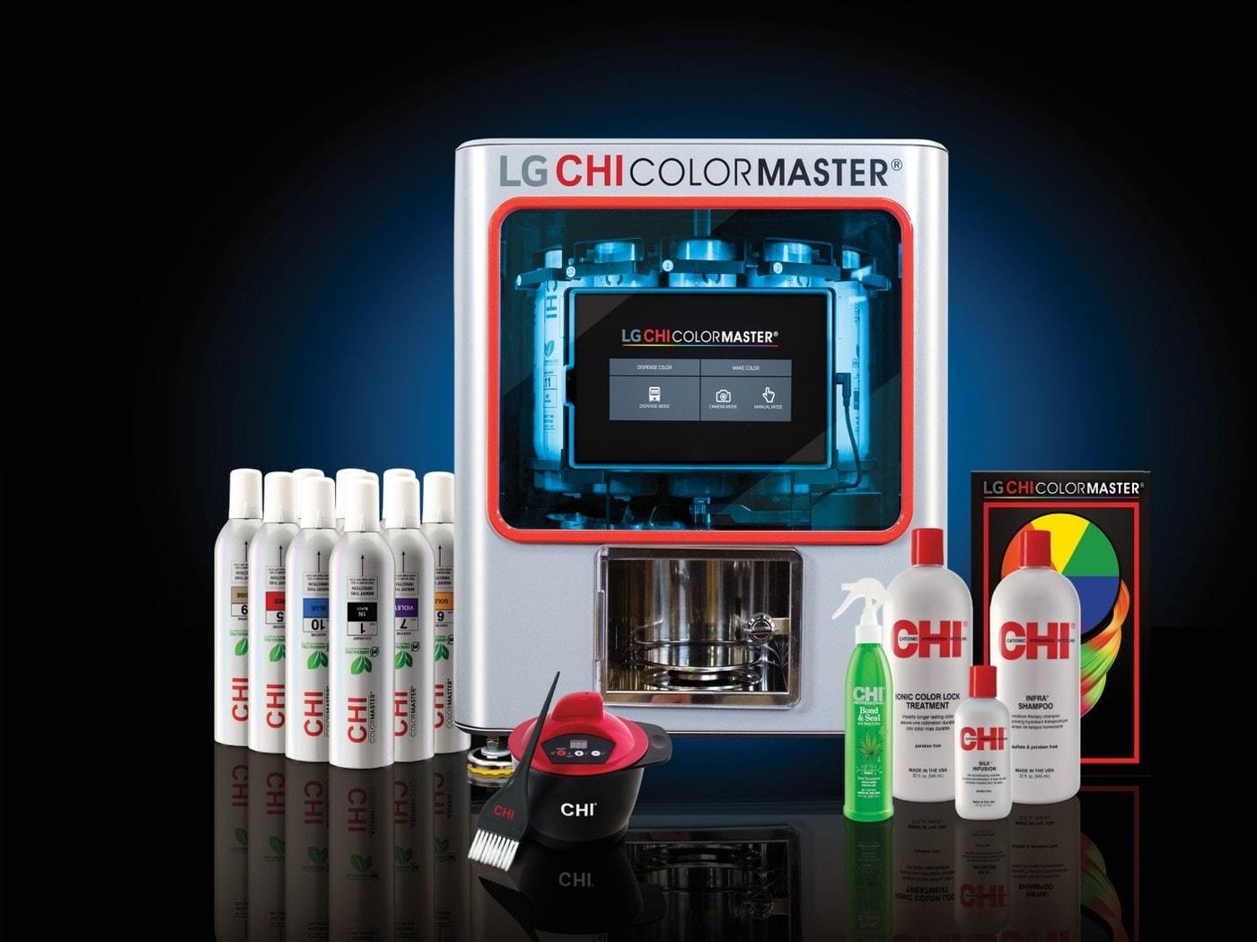 본문 이미지 - LG생활건강과 파루크 시스템즈가 공동 개발한 'LG CHI 컬러 마스터'. (LG생활건강 제공) ⓒ 뉴스1