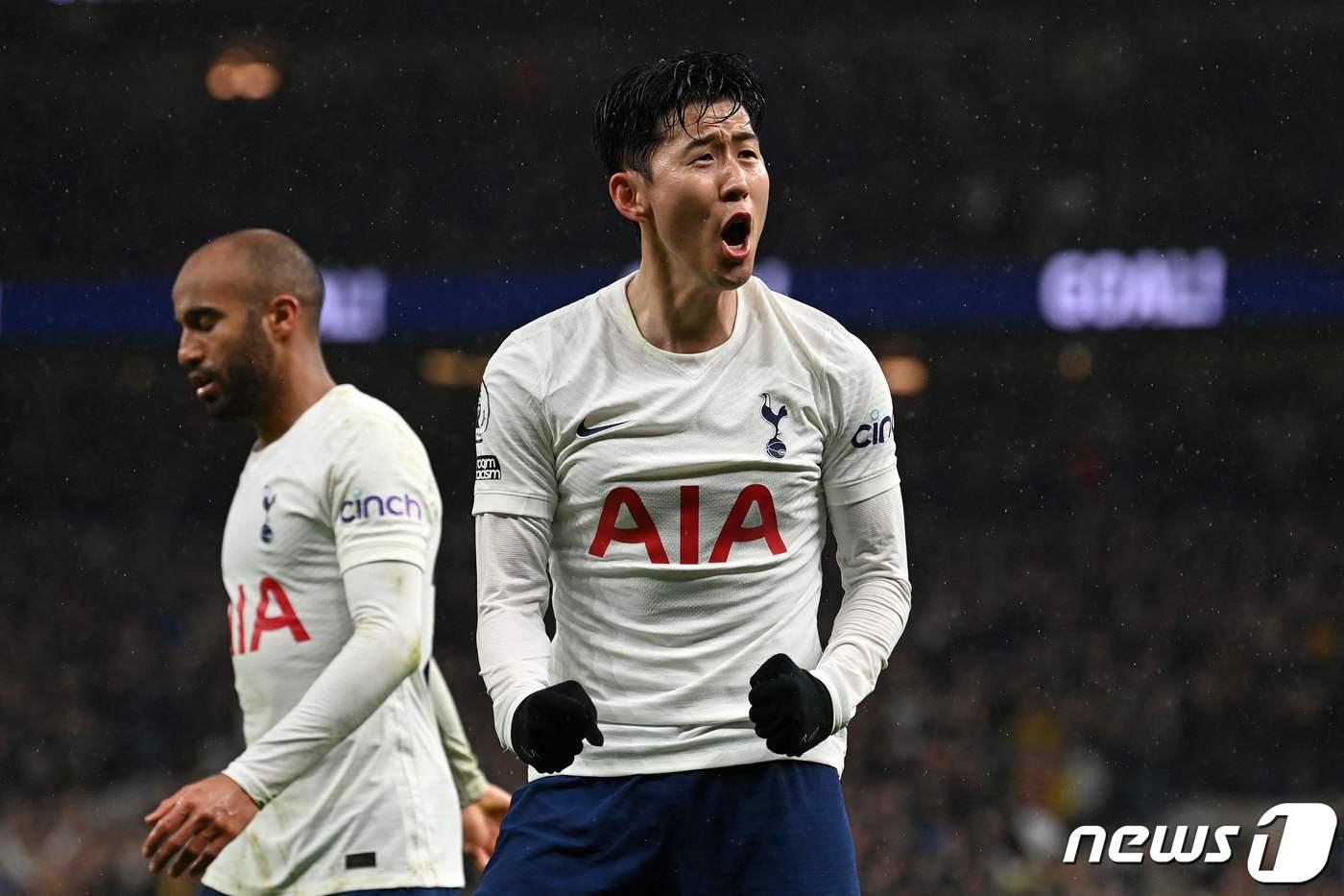 토트넘 홋스퍼의 손흥민. ⓒ AFP=뉴스1