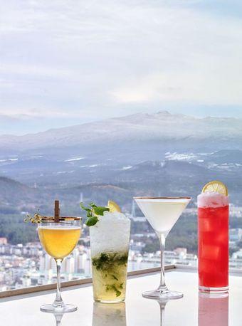 본문 이미지 - 한라산 소주 칵테일 4종(롯데관광개발 제공).ⓒ 뉴스1