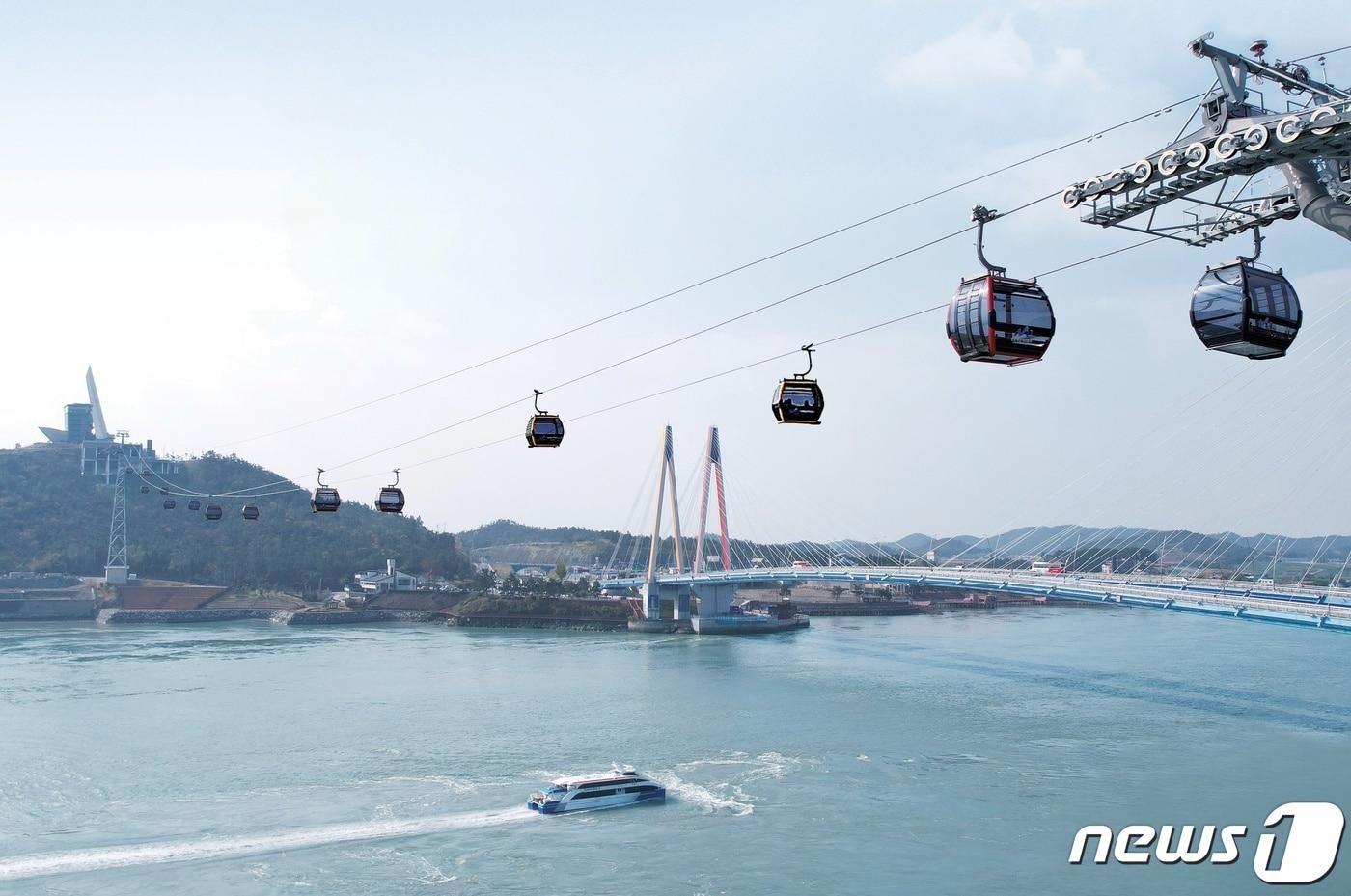 본문 이미지 - 진도 명량해상케이블카ⓒ 뉴스1