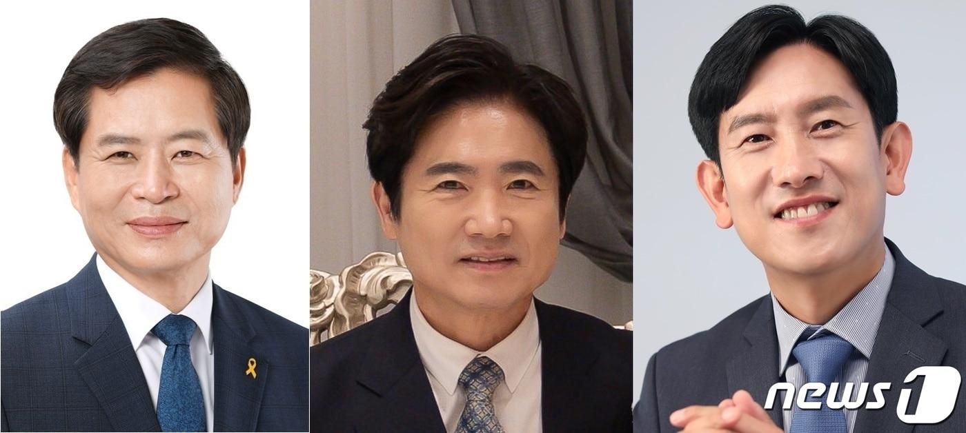 본문 이미지 - 전남도교육감 후보들. 왼쪽부터 장석웅·김대중·김동환 후보 ⓒ News1 