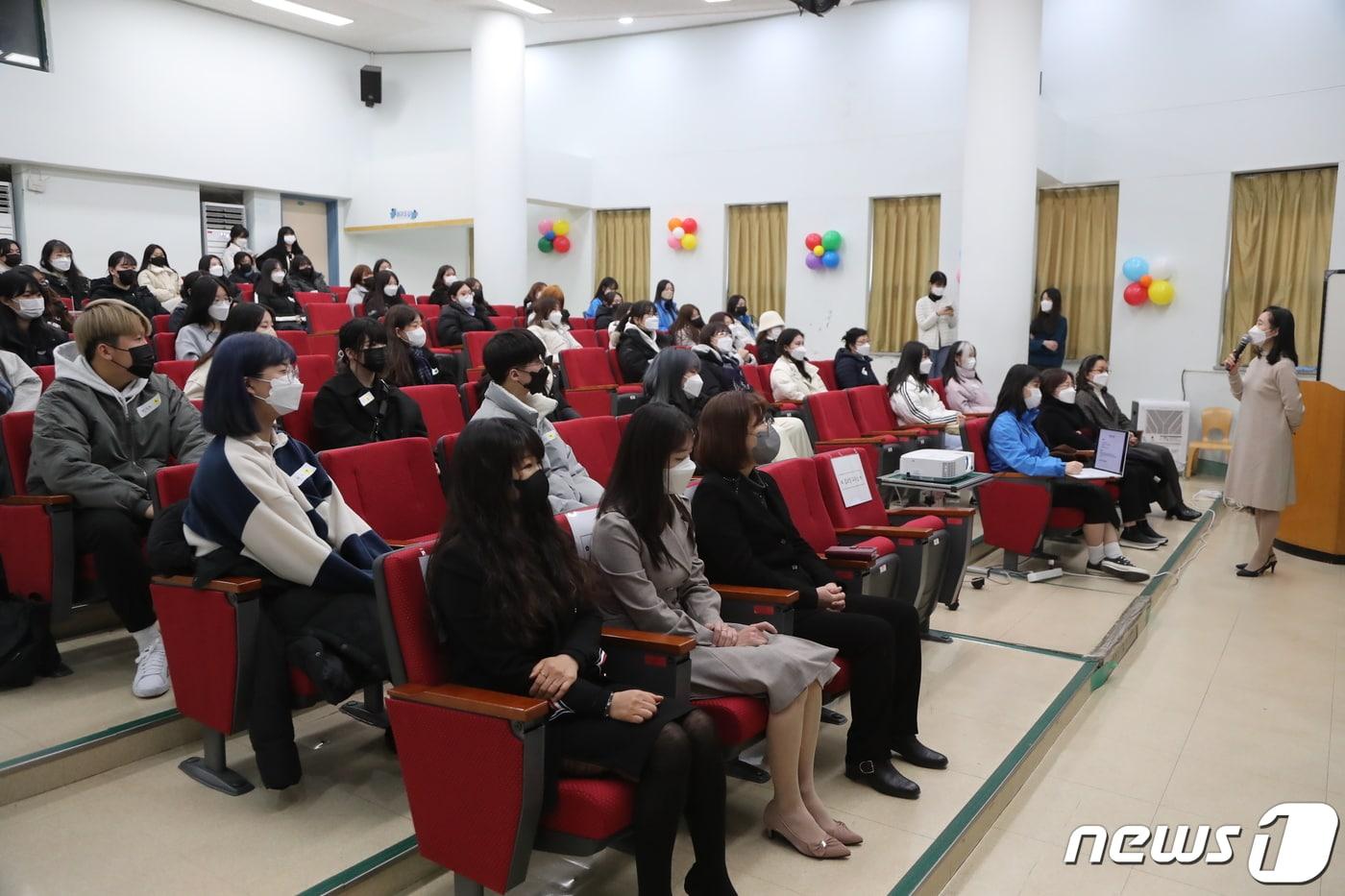 본문 이미지 - 한림성심대, 2022학년도 대면 입학식 개최(한림성심대 제공) ⓒ 뉴스1