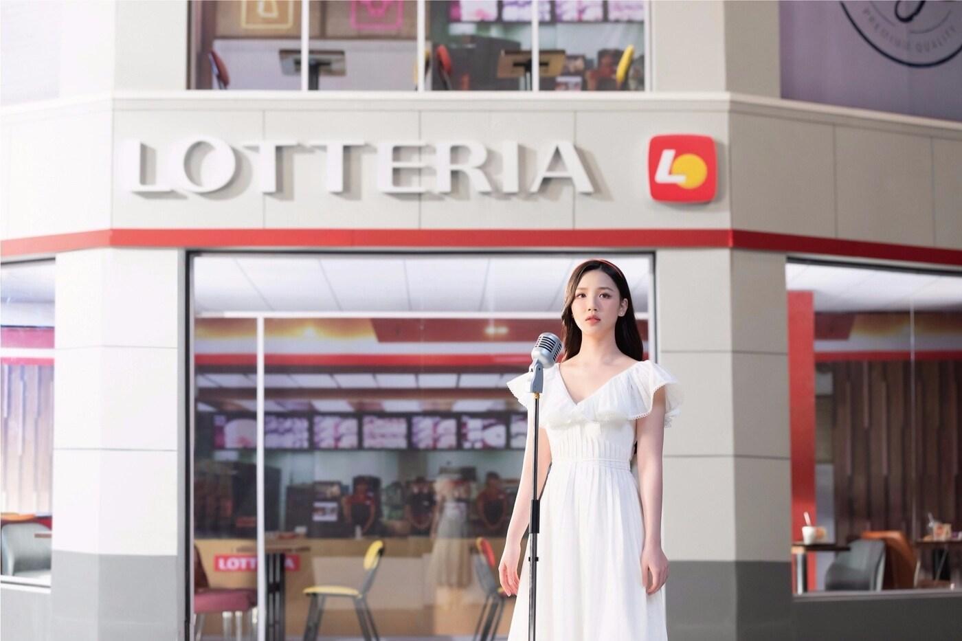 롯데리아 베트남 현지 모델 가수 에이미 신규 광고 갈무리. (롯데GRS 제공)ⓒ 뉴스1