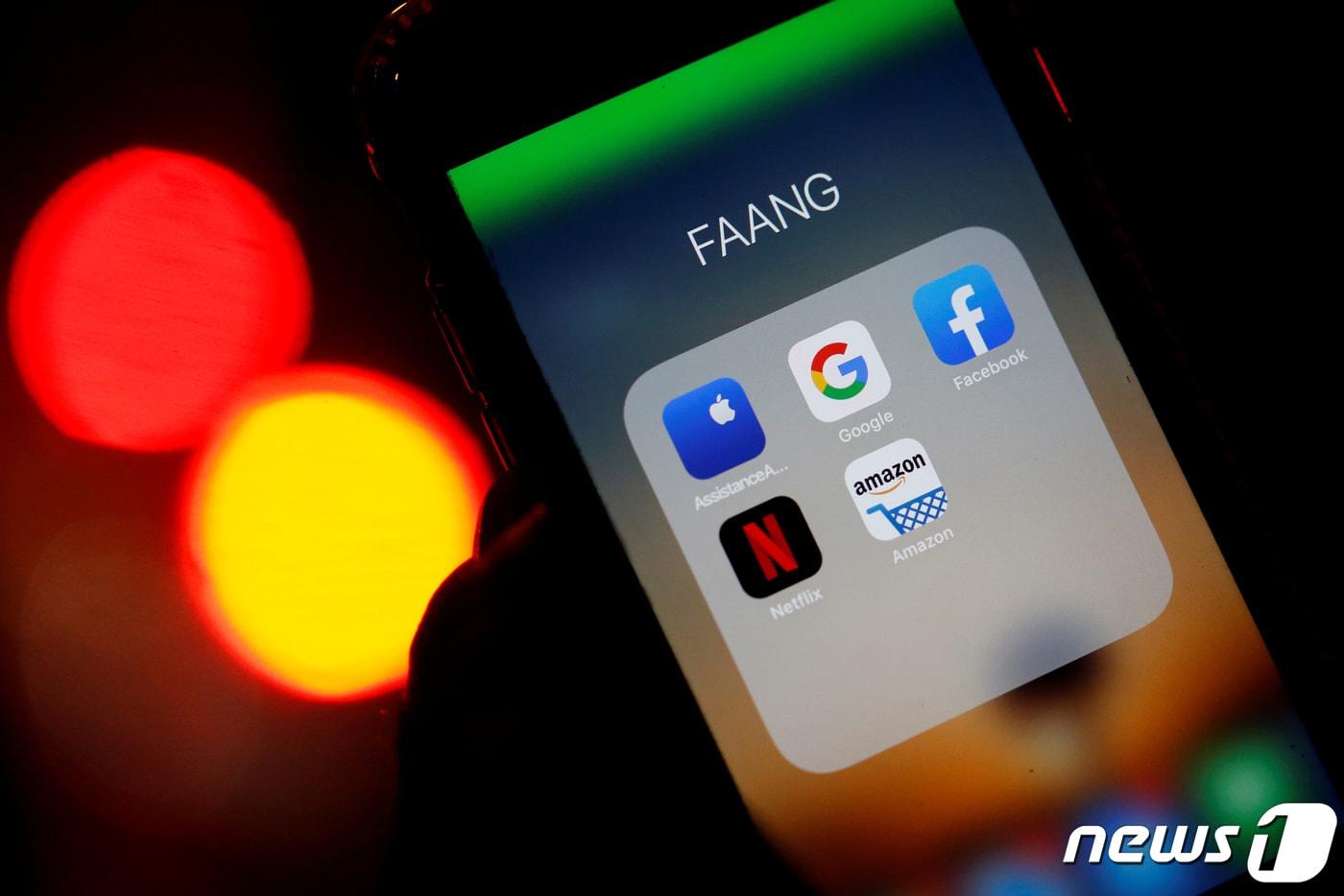 애플, 구글, 페이스북, 넷플릭스, 아마존 로고<자료사진> ⓒ 로이터=뉴스1 