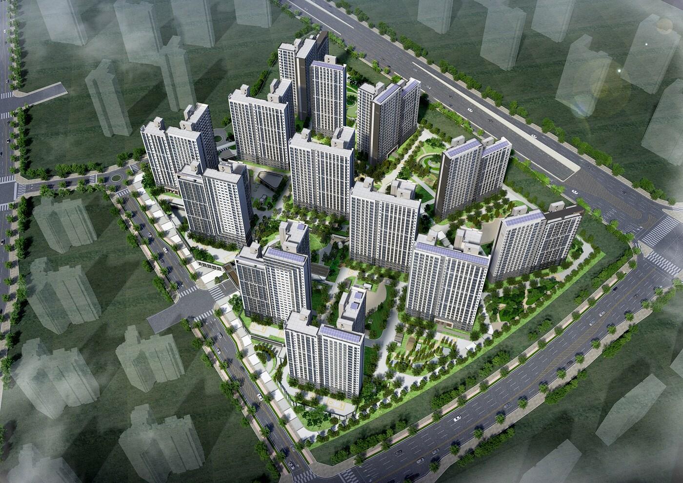 파주운정3 A16블럭 조감도(LH제공)ⓒ 뉴스1