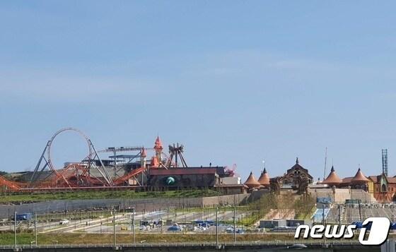 본문 이미지 - 롯데월드 어드벤처 부산 공사 현장.ⓒ 뉴스1 손연우 기자