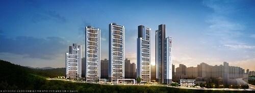 본문 이미지 - 힐스테이트 탑석 조감도ⓒ 뉴스1