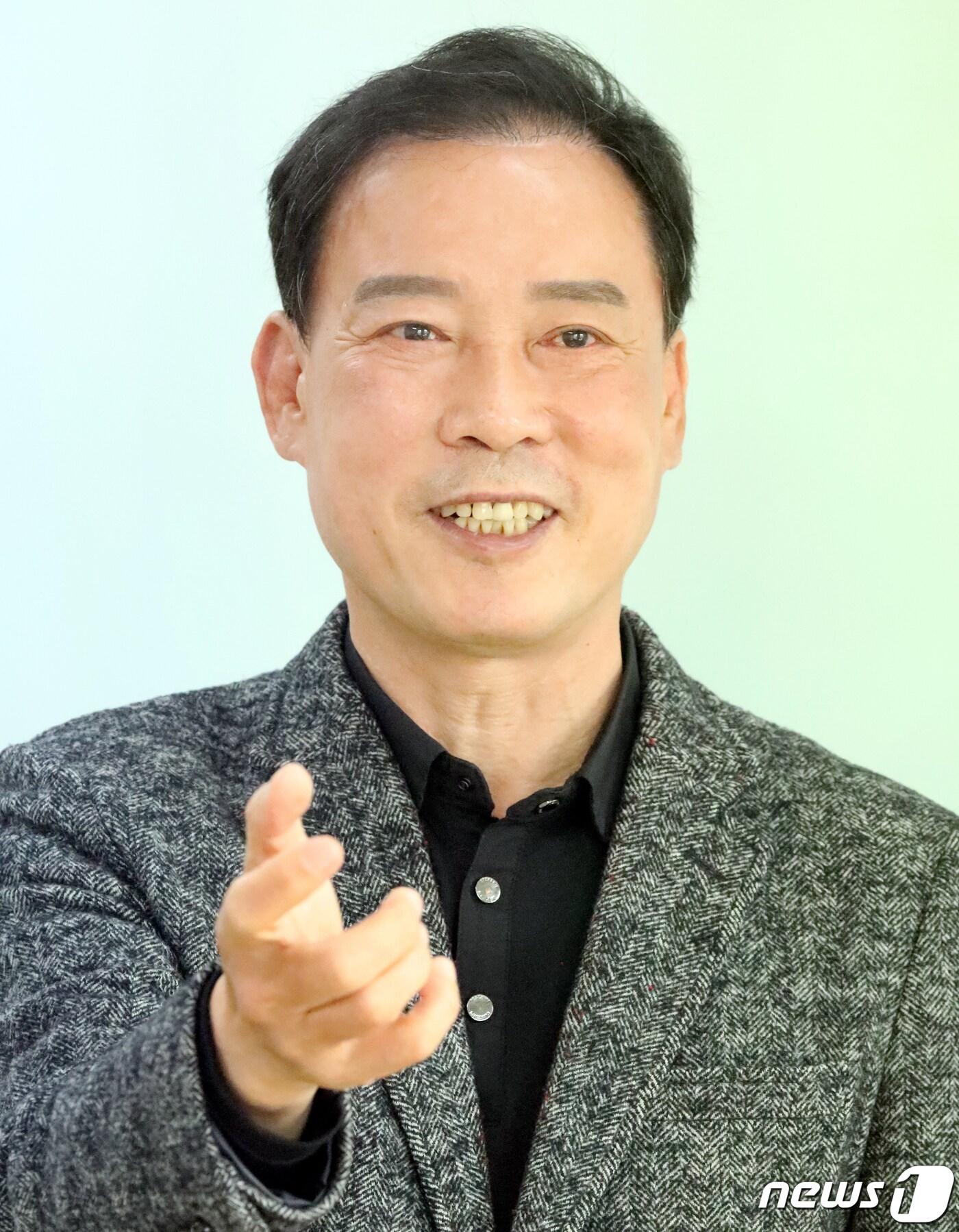 본문 이미지 - 뉴스1과 인터뷰를 하는 이태식 구미시장 출마 예정자 2022.3.1/ⓒ 뉴스1