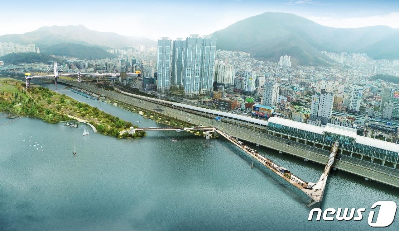 본문 이미지 - 부산 북구가 추진하는 '감동나루길 리버워크' 조감도.(부산 북구청 제공)ⓒ 뉴스1