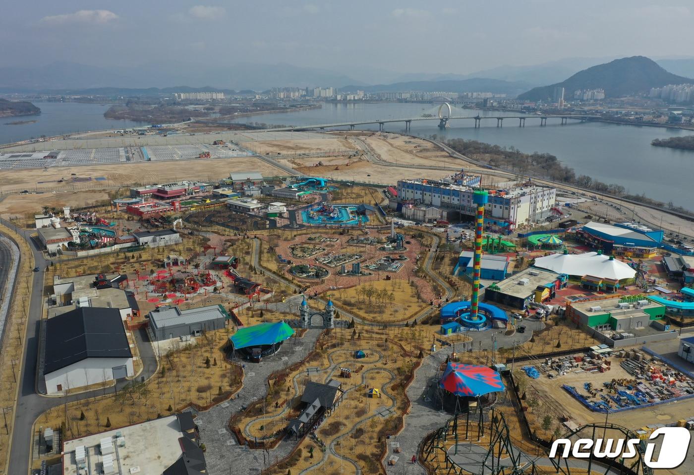 강원 춘천시 레고랜드의 모습. 2022.3.15/뉴스1 ⓒ News1 신웅수 기자