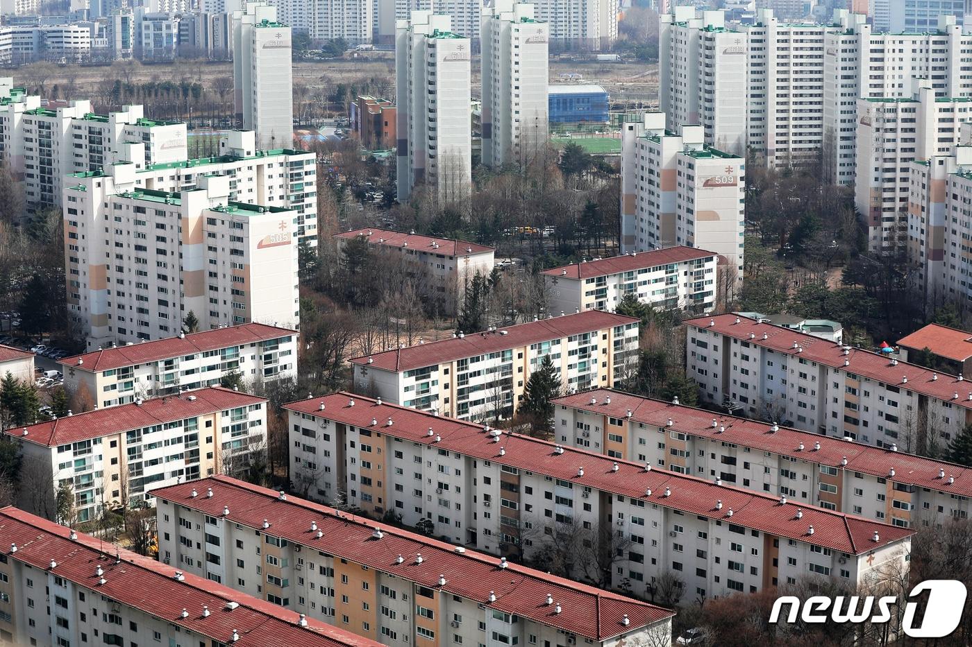 서울 양천구 목동 아파트 5단지와 6단지 모습. 2022.3.15/뉴스1 ⓒ News1 민경석 기자