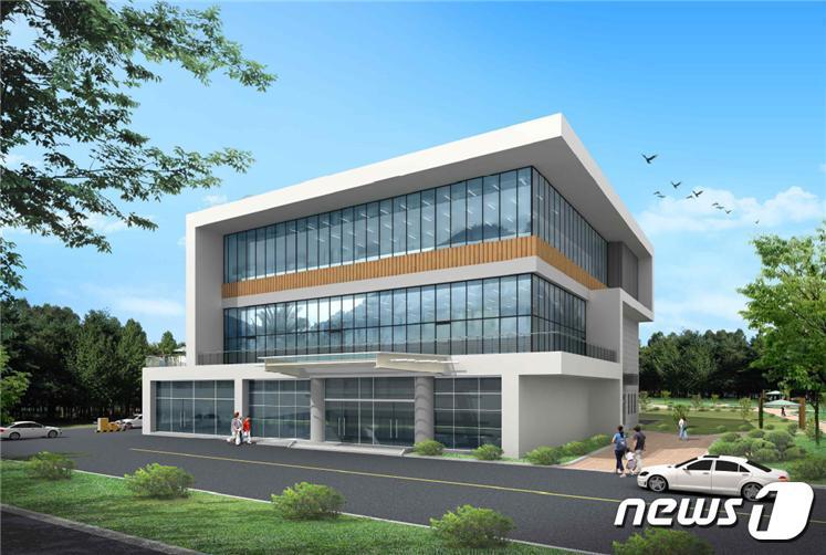 본문 이미지 - 장호원읍 행정복지센터 조감도.(이천시 제공) ⓒ News1 