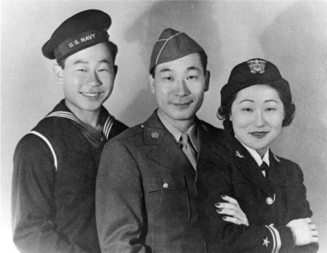 본문 이미지 - 안창호 선생의 자녀들은 태평양전쟁 당시 미군에 입대해 참전했다. 왼쪽부터 안필영, 안필립, 안수산 선생.(국가보훈처 제공)ⓒ 뉴스1