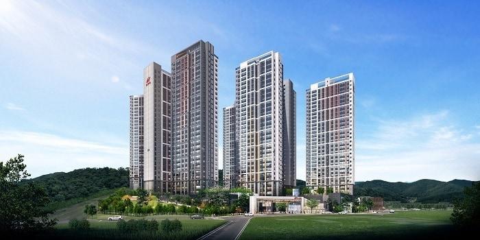 본문 이미지 - 힐스테이트 통영 투시도ⓒ 뉴스1