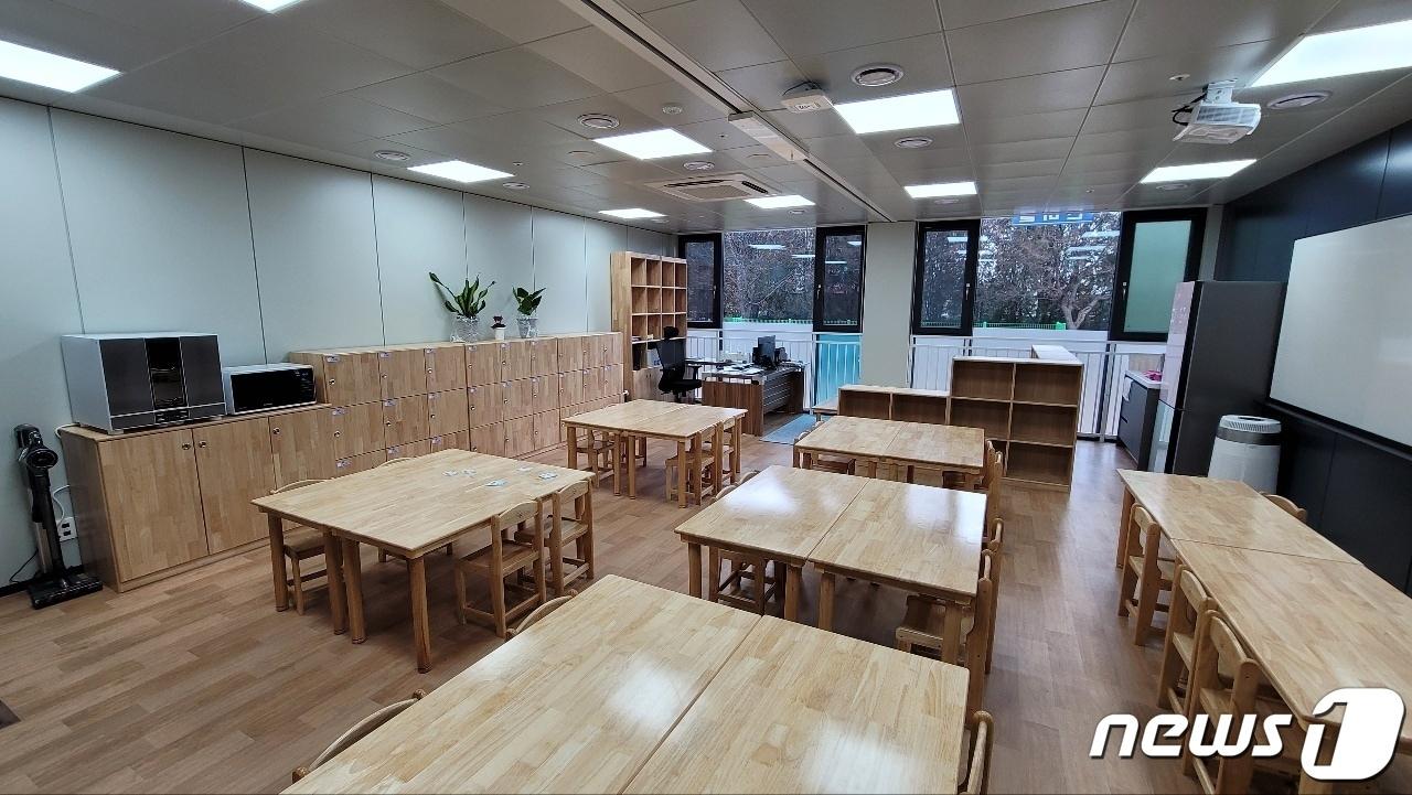 본문 이미지 - 대전 원신흥초 복용분교에 문을 연 학교돌봄터 내부 모습.(대전 유성구 제공)ⓒ 뉴스1