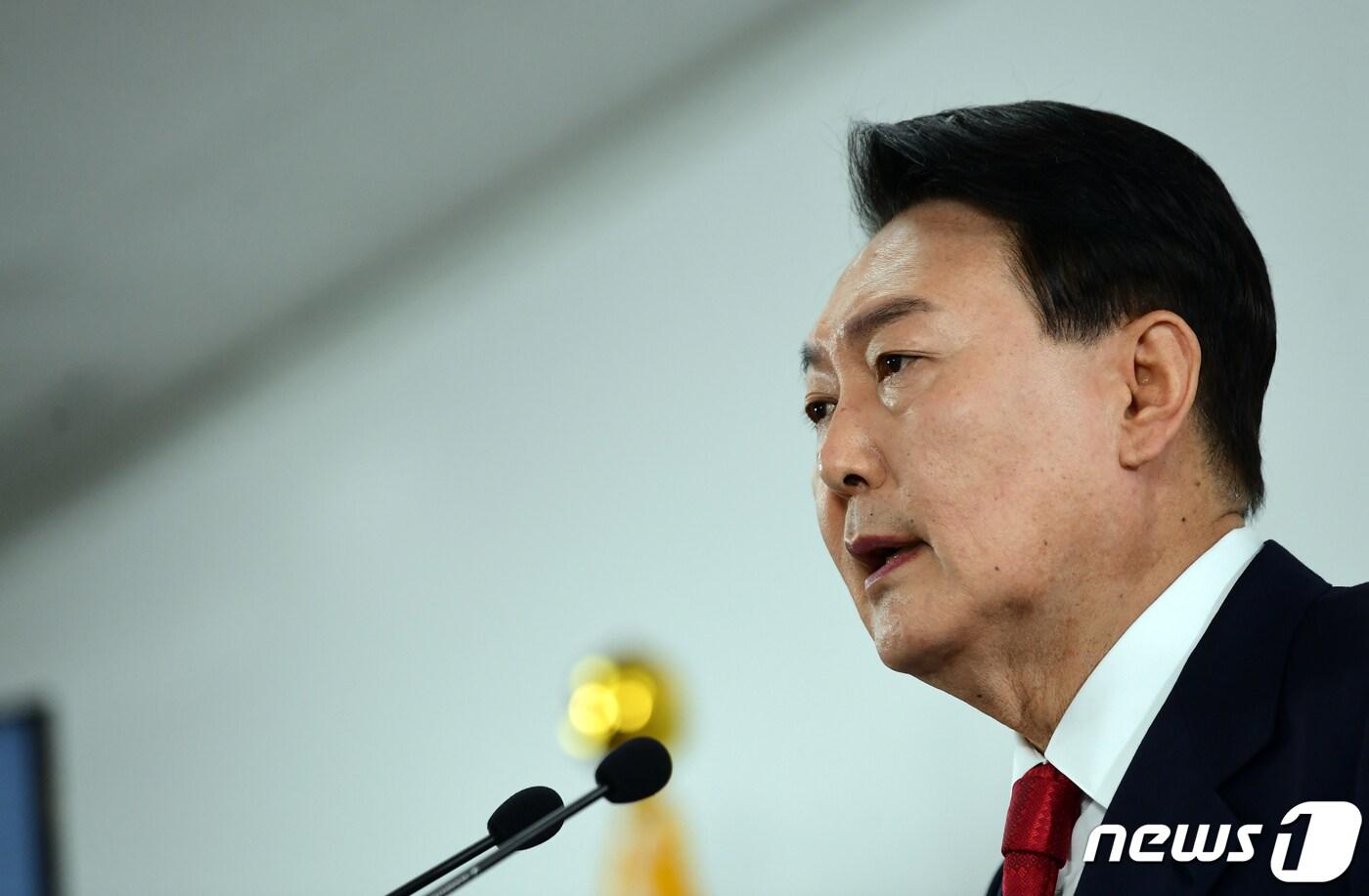 본문 이미지 - 윤석열 대통령 당선인. 2022.3.20/뉴스1 ⓒ News1 국회사진취재단