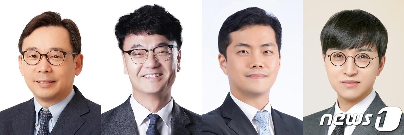 제15회 아산의학상 수상자 신의철, 이정민, 김성연, 서종현 교수(왼쪽부터) ⓒ 뉴스1