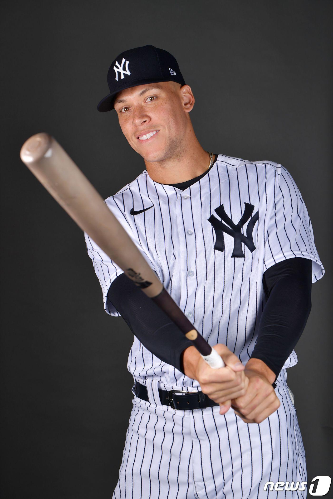 본문 이미지 - 뉴욕 양키스 애런 저지가 소속팀과 올해 연봉 합의에 실패했다. ⓒ AFP=뉴스1