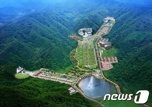 본문 이미지 - 용인평온의숲 조감도.&#40;뉴스1 DB&#41;  