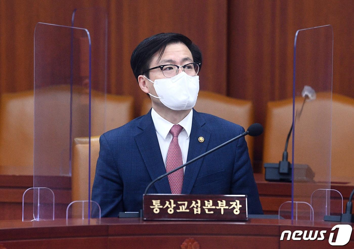 본문 이미지 - 여한구 산업통상부 통상교섭본부장 ⓒ 뉴스1 송원영 기자