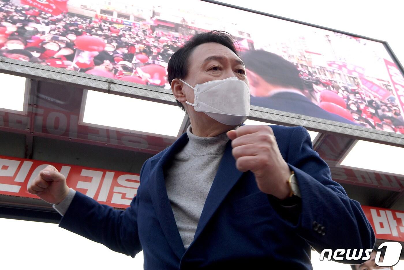 윤석열 국민의힘 대선 후보 ⓒ News1 구윤성 기자