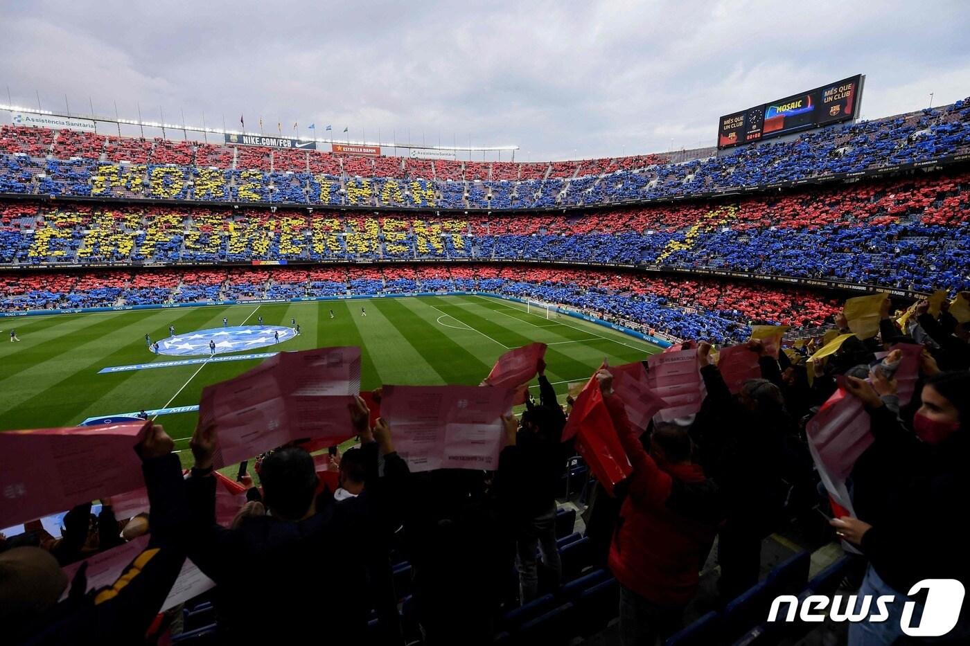 본문 이미지 - 여자 UCL에 9만1553명의 대관중이 운집했다. ⓒ AFP=뉴스1
