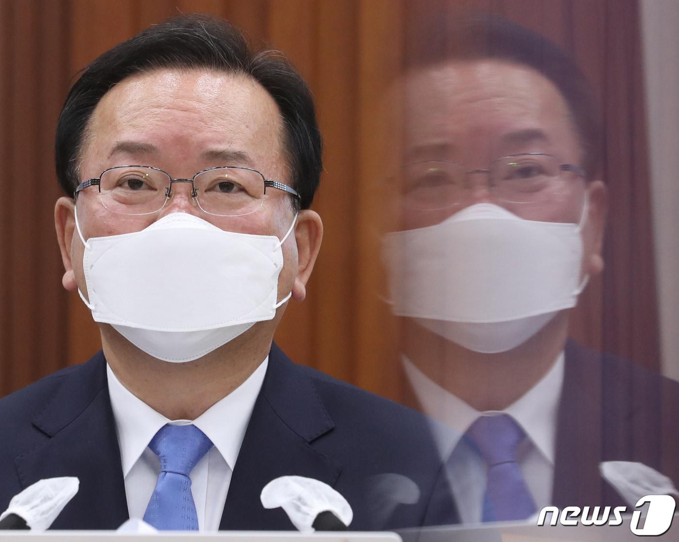 본문 이미지 - 김부겸 국무총리.2022.3.31/뉴스1 ⓒ News1 송원영 기자