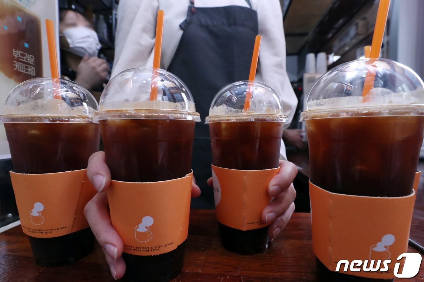 일회용컵. 뉴스1 DB 2022.3.31/뉴스1 ⓒ News1 민경석 기자