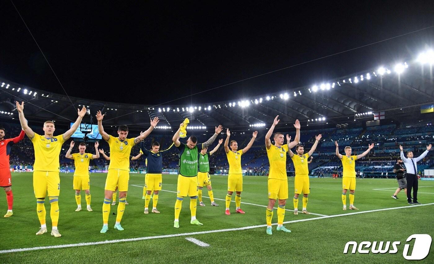 우크라이나 축구대표팀 ⓒ AFP=뉴스1