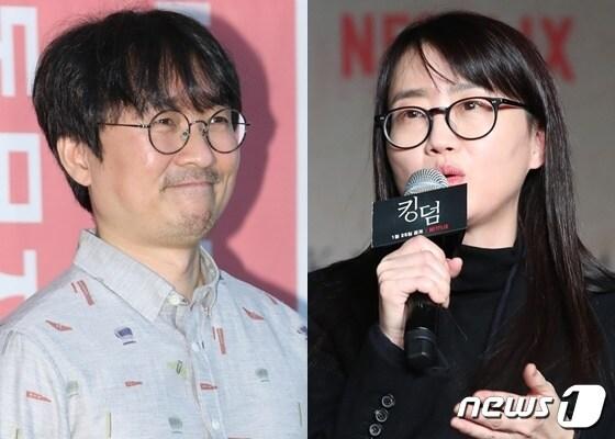 본문 이미지 - 장항준 감독(왼쪽) 김은희 작가 부부 ⓒ 뉴스1 DB